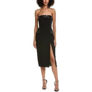 Amanda Uprichard Womens  Cassia Dress, Black